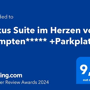 Apartment Luxus Im Herzen Von Kempten***** +parkplatz, Kempten (Allgäu)